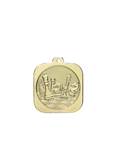 Médaille 35x35 mm Échecs   