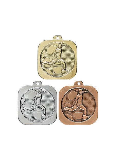 Médaille 35x35 mm Football   