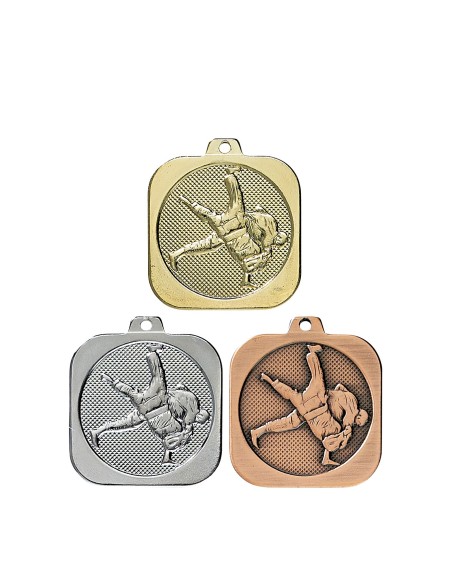 Médaille 35x35 mm Judo   