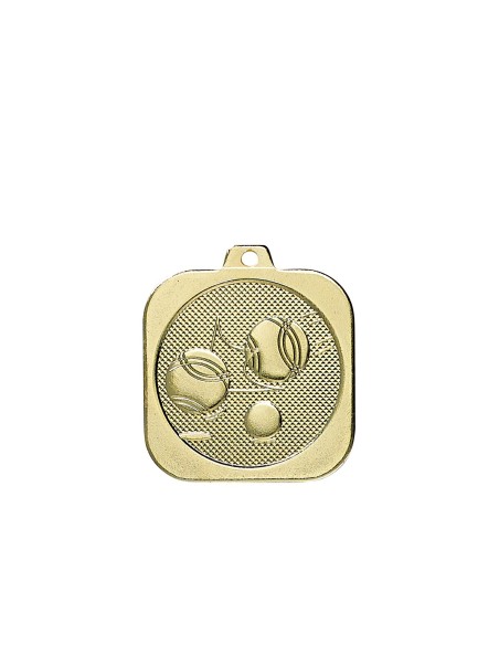 Médaille 35x35 mm Pétanque 