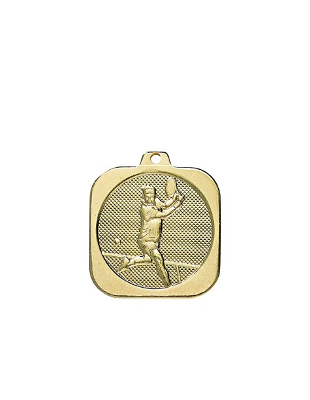 Médaille 35x35 mm Tennis   