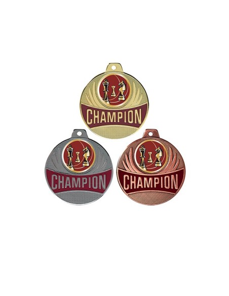 Médaille Ø 50 mm Échecs  