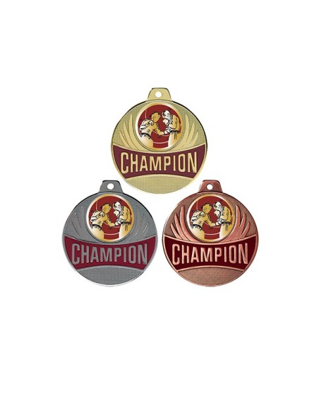 Médaille Ø 50 mm Boxe 