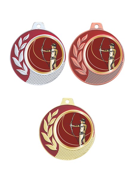 Médaille Ø 70 mm Tir à l'arc   