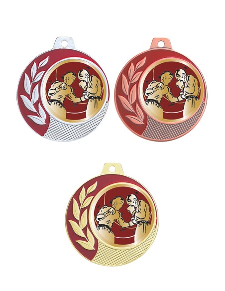 Médaille Ø 70 mm Boxe   