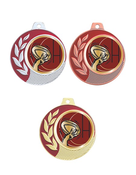 Médaille Ø 70 mm Rugby   