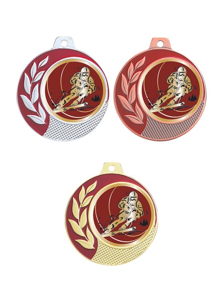 Médaille Ø 70 mm Ski alpin/fond   