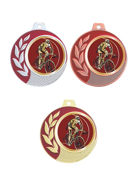 Médaille Ø 70 mm Cyclisme   